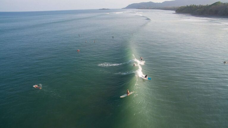 surfing in Jaco