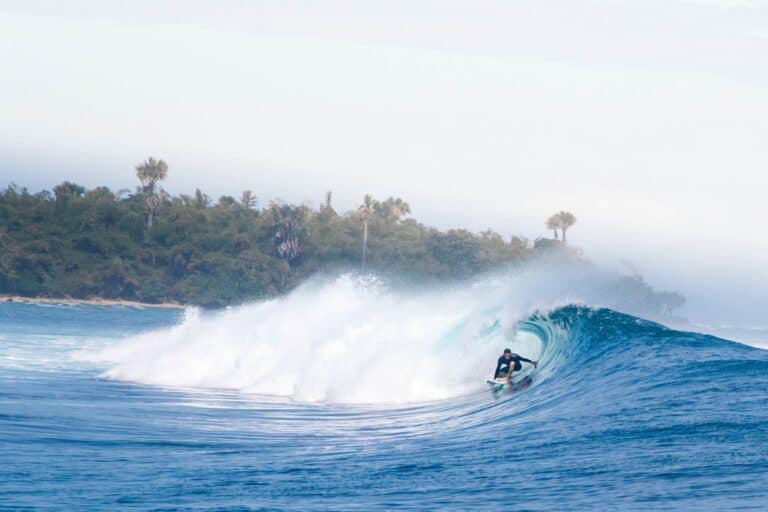 Surfing in Indonesia