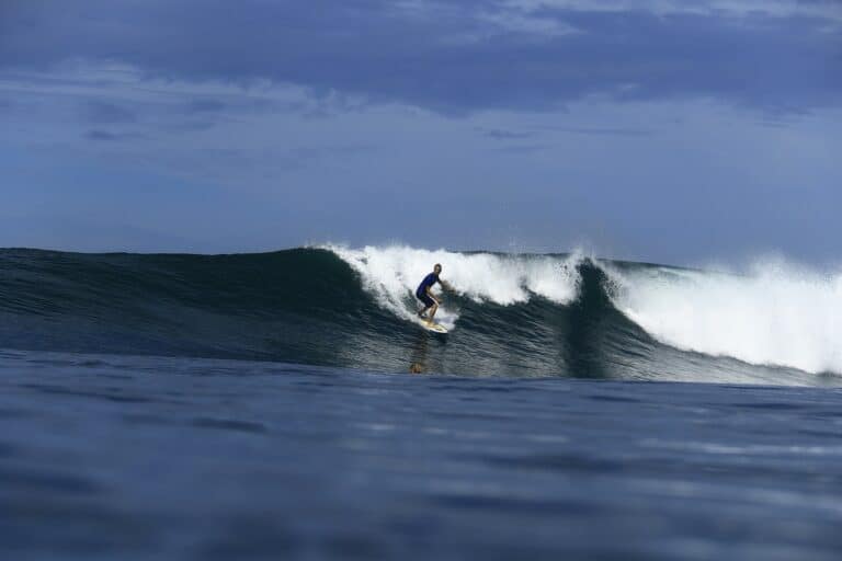 Surfing in El Salvador