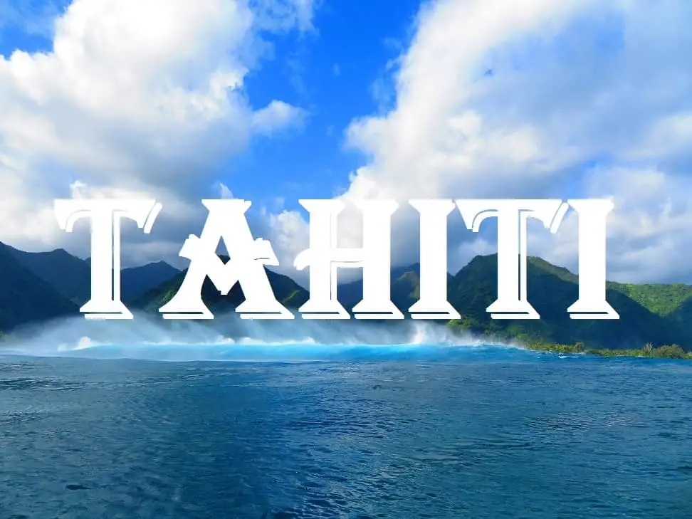Surf in Tahiti, Homepage