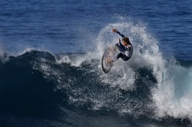 Surfing in the Canary Islands