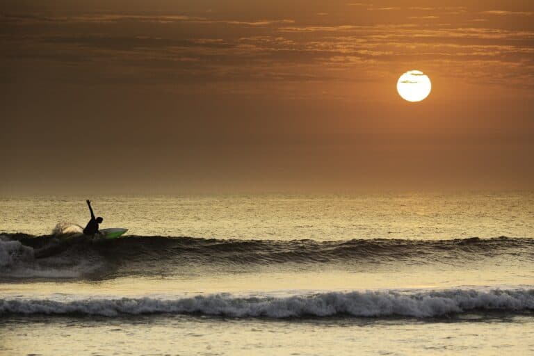 Sunset at the beach