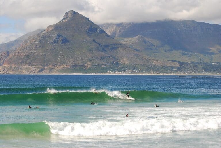 Surfing in Cape Town, South Africa