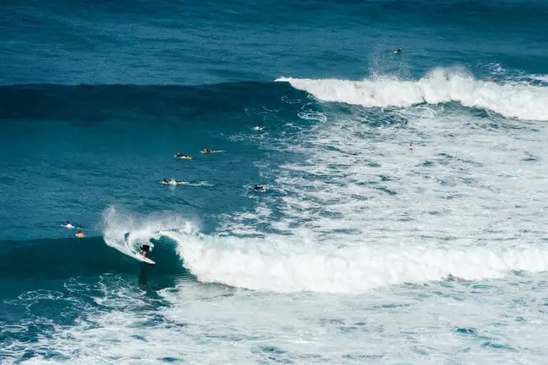Surfing in Maui, Hawaii