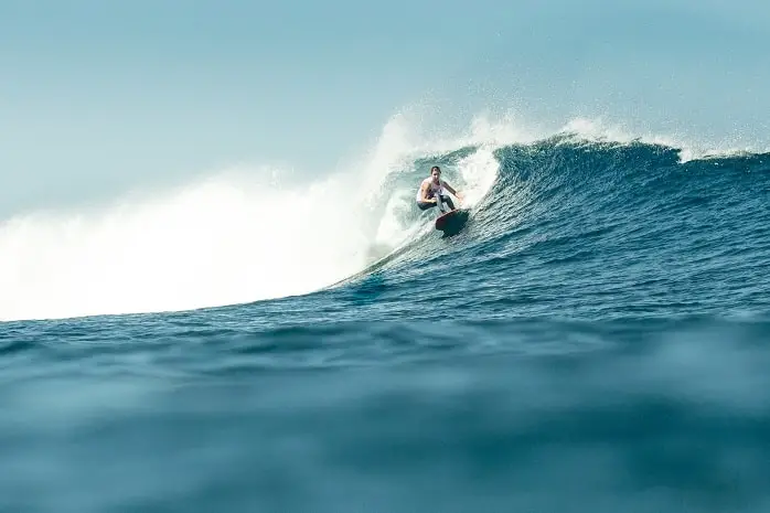 Surfing Fiji in August