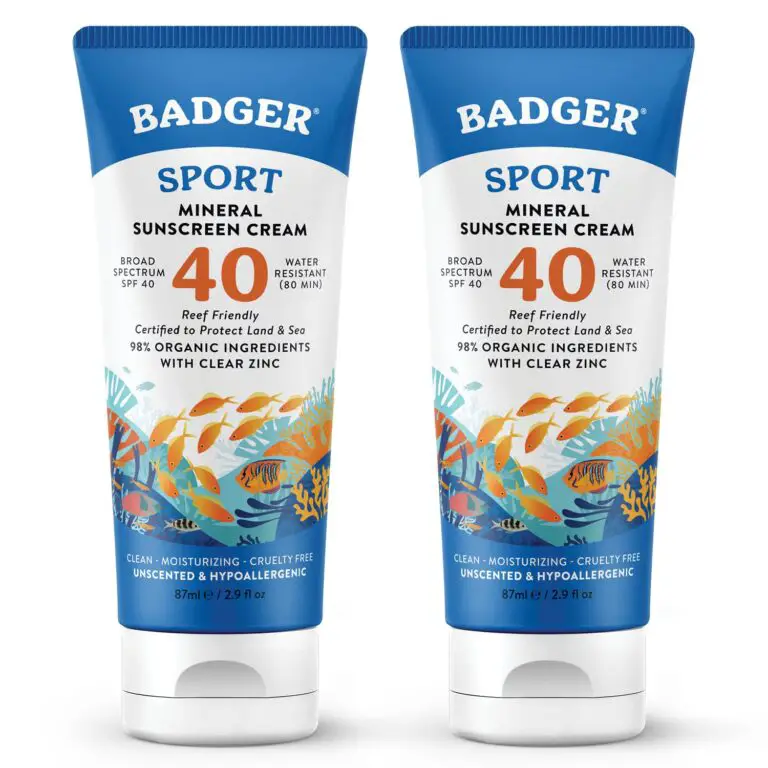 Badger Reef Safe Sunscreen, SPF 40 Sport Mineral Sunscreen