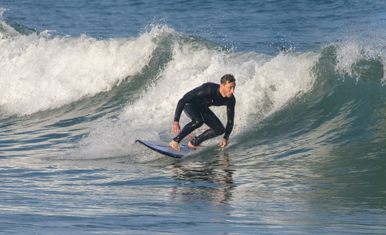 me surfing