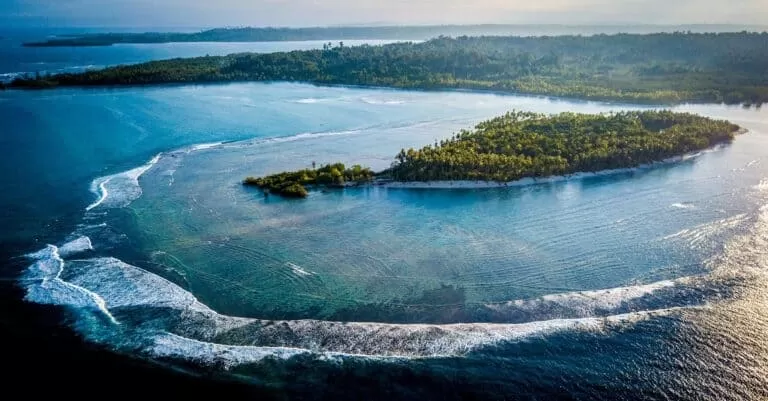 The Islands from above