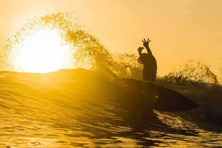 Surfing in Siargao