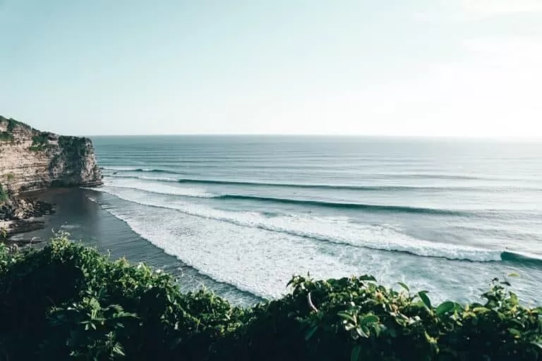 Surfing Uluwatu im June