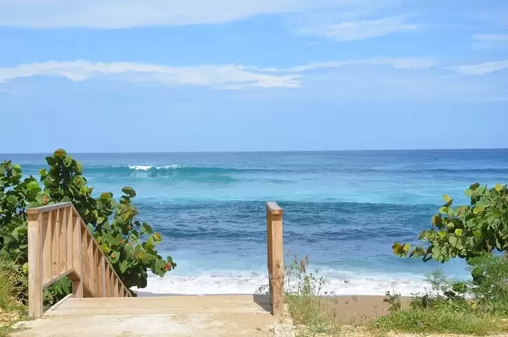 Beginner Surf Beach in Isabela, Puerto Rico