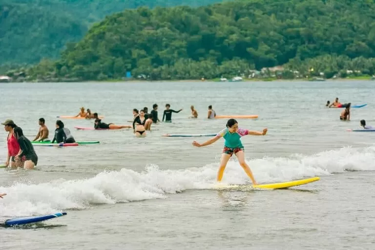 Beginner Surf in Belar, Luzon, Philippines