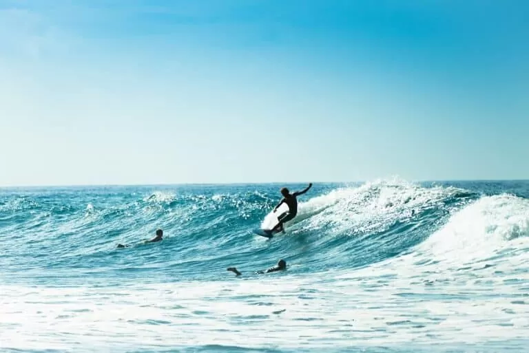 Surfer in Rincon